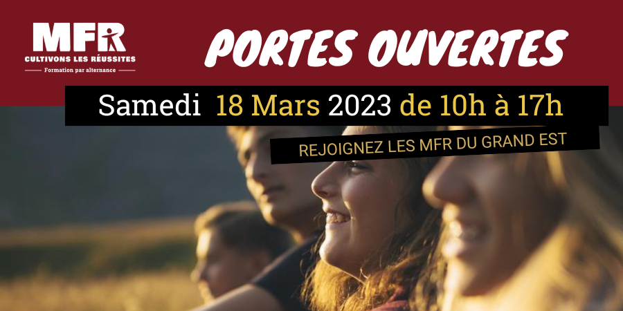 Portes Ouvertes Samedi 18 Mars à la MFR de Doulaincourt